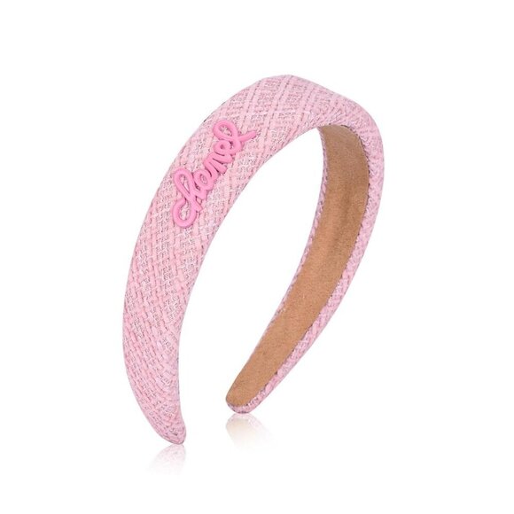 Pink Headbands for Women Girls Stretchy Elastic Hairbands for Teens Set of 50
